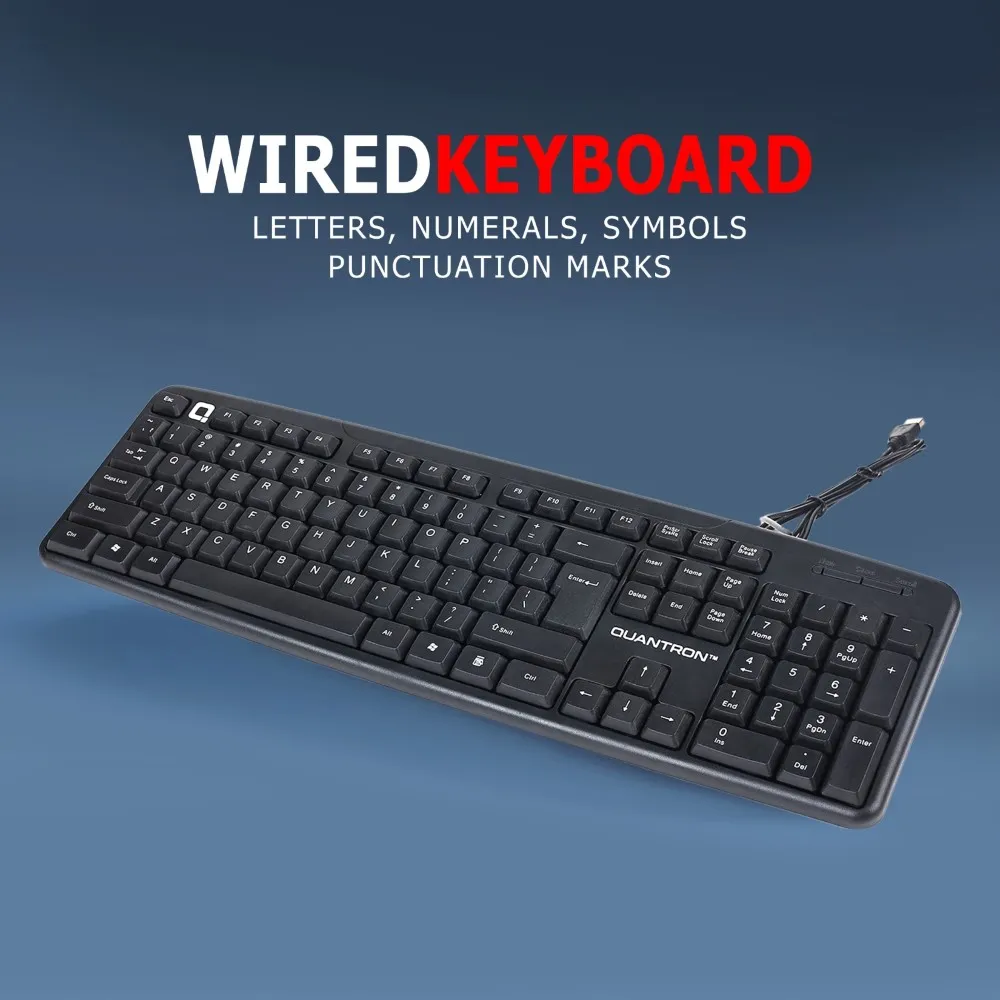 Quantron QKB11 USB Keyboard view 3